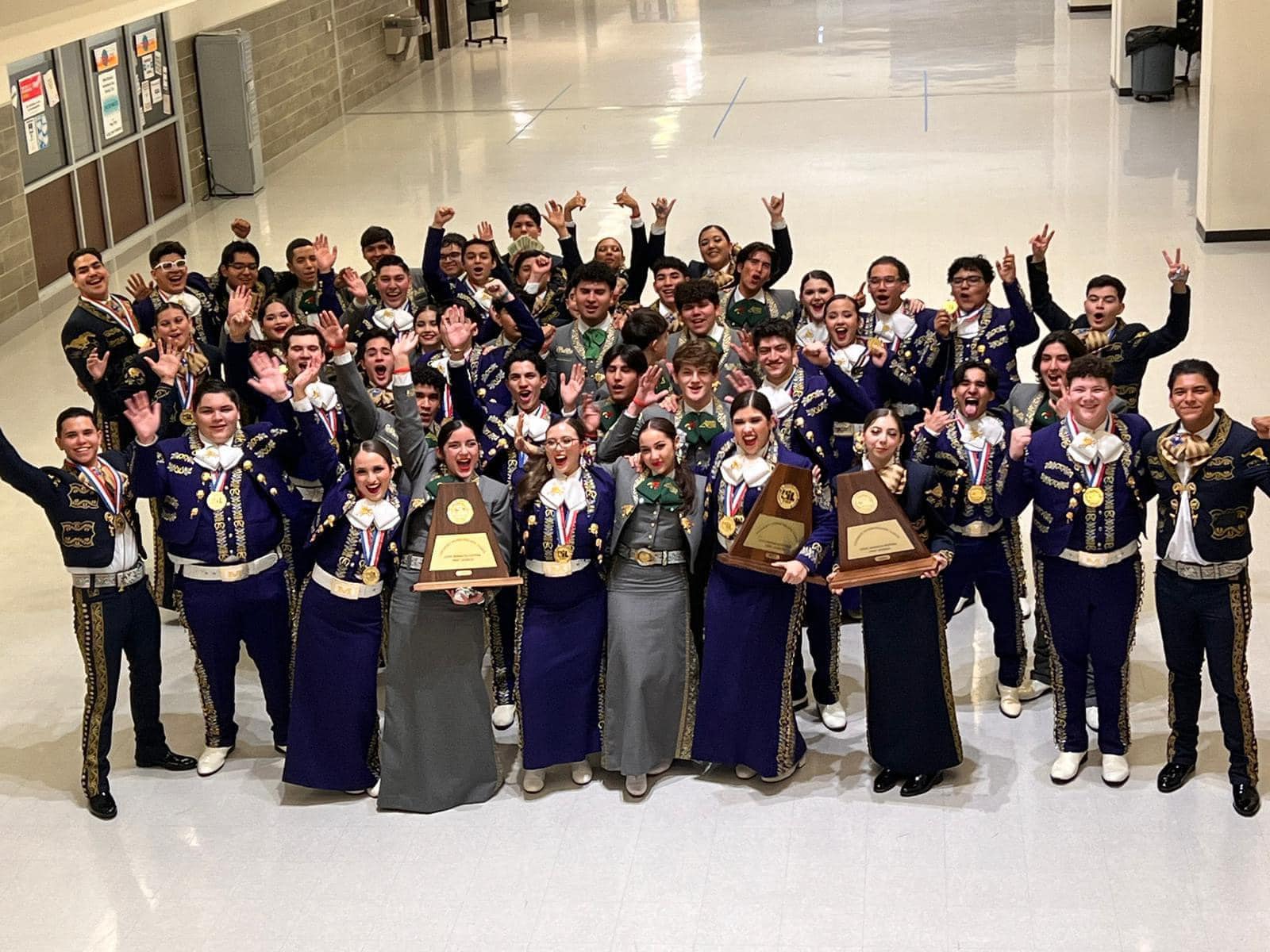 McAllen ISD High School Mariachi earned the overall distinction of a Division 1