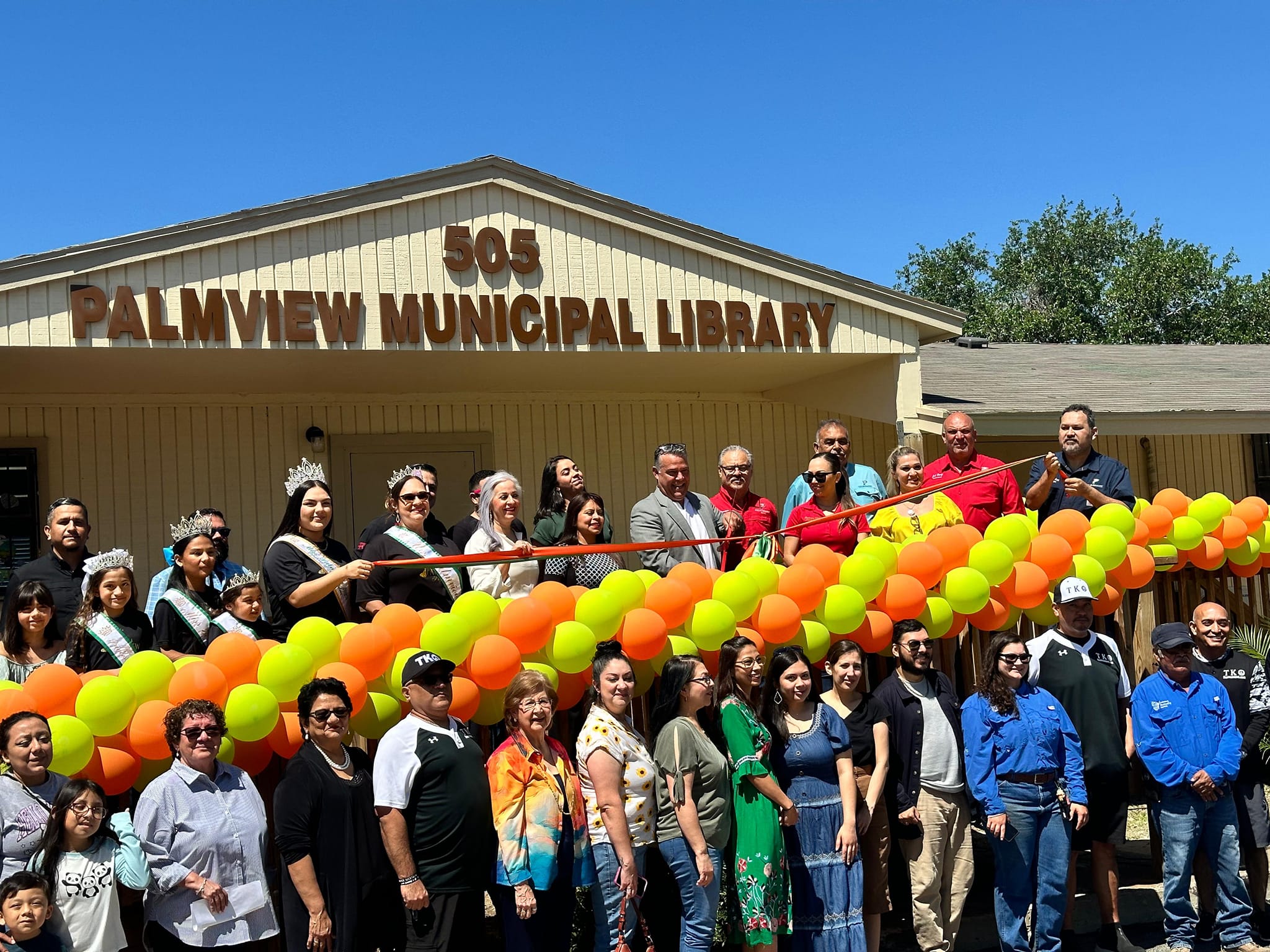The City of Palmview opened its first municipal library on Saturday