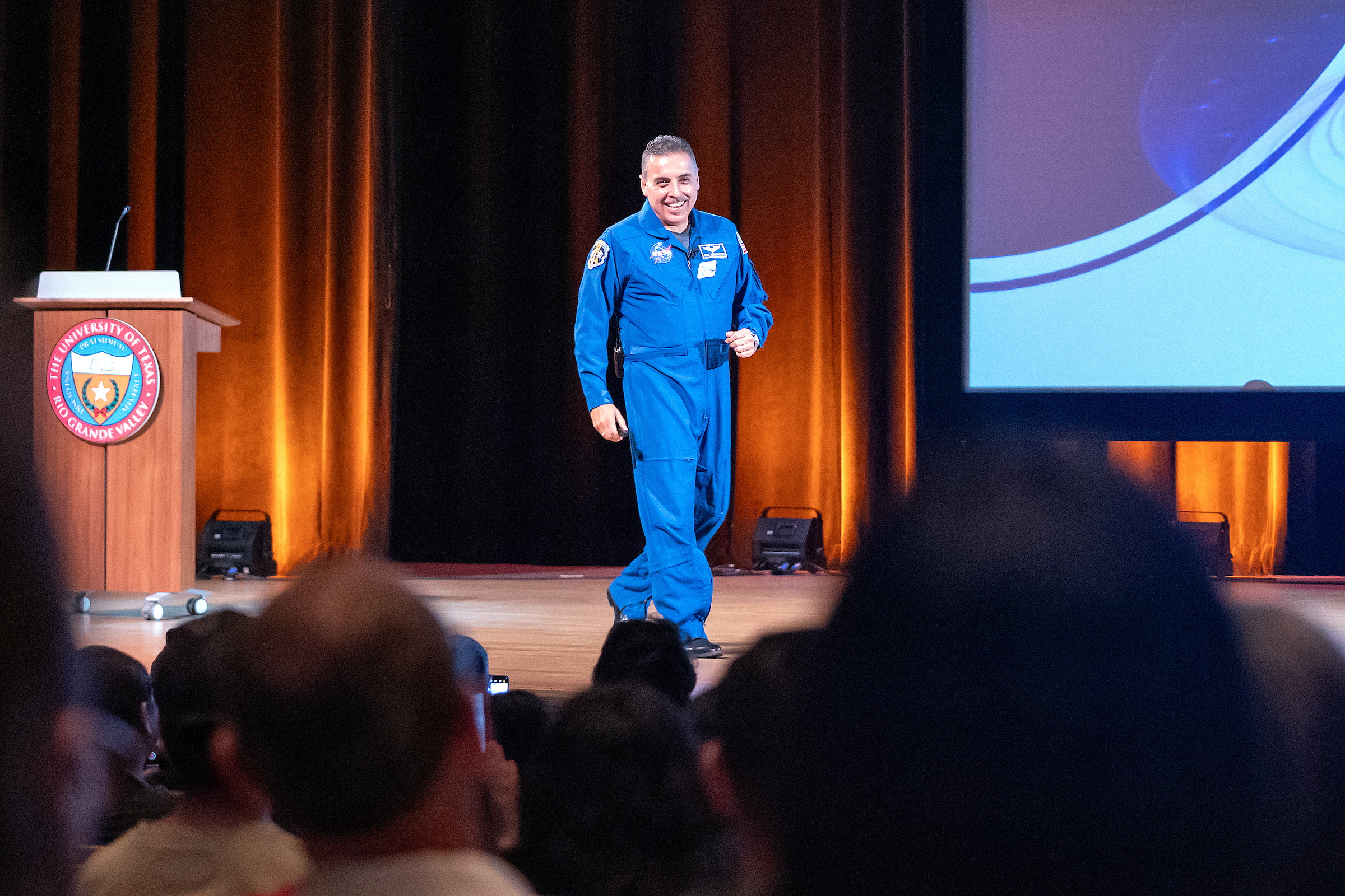 Twelfth time is a charm: Former NASA astronaut José Hernández at UTRGV