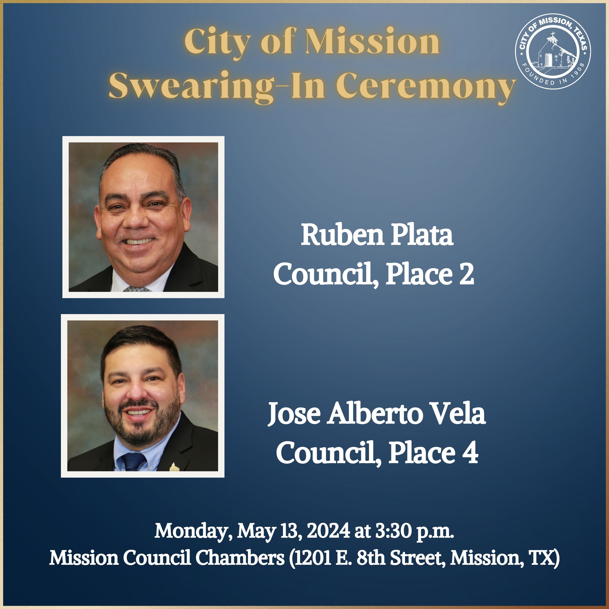 Mission Welcomes New Council Members