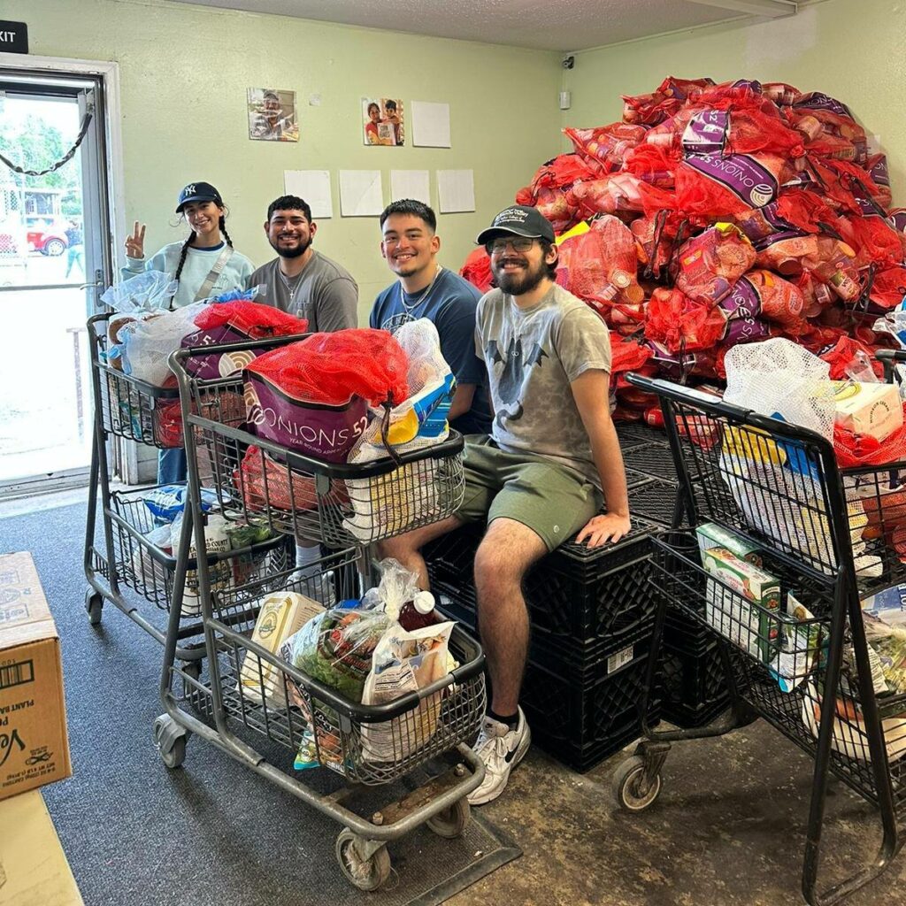Last year, UTRGV Enactus hosted their annual Cansgiving event donating packaged Thanksgiving meals to families in need throughout the RGV. (Courtesy Photo)