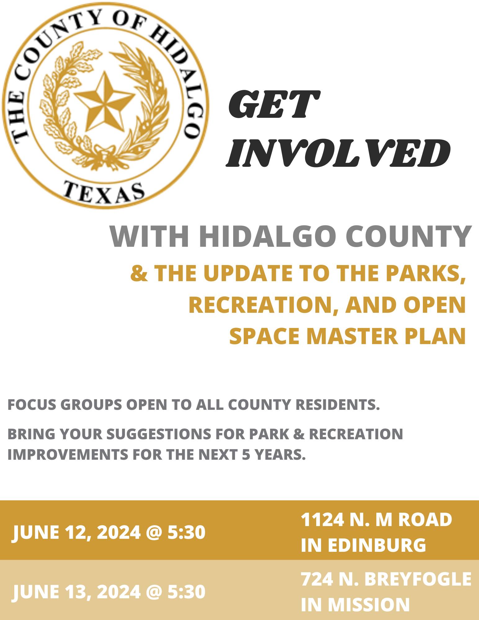 Shape the Future of Hidalgo County Parks!