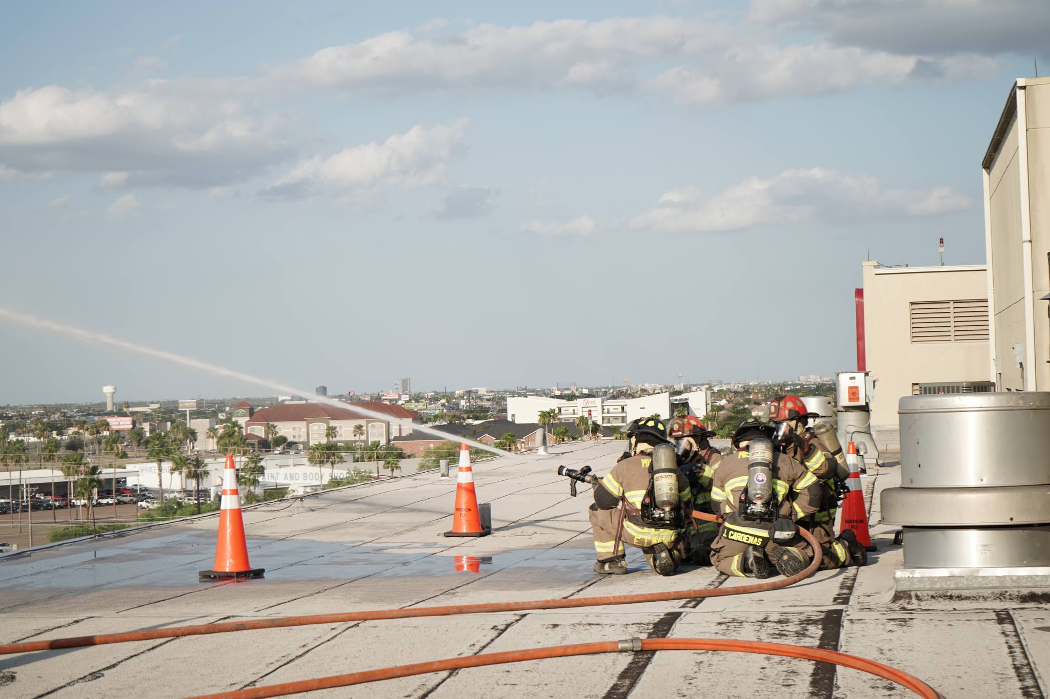 Fire Department Training Exercise