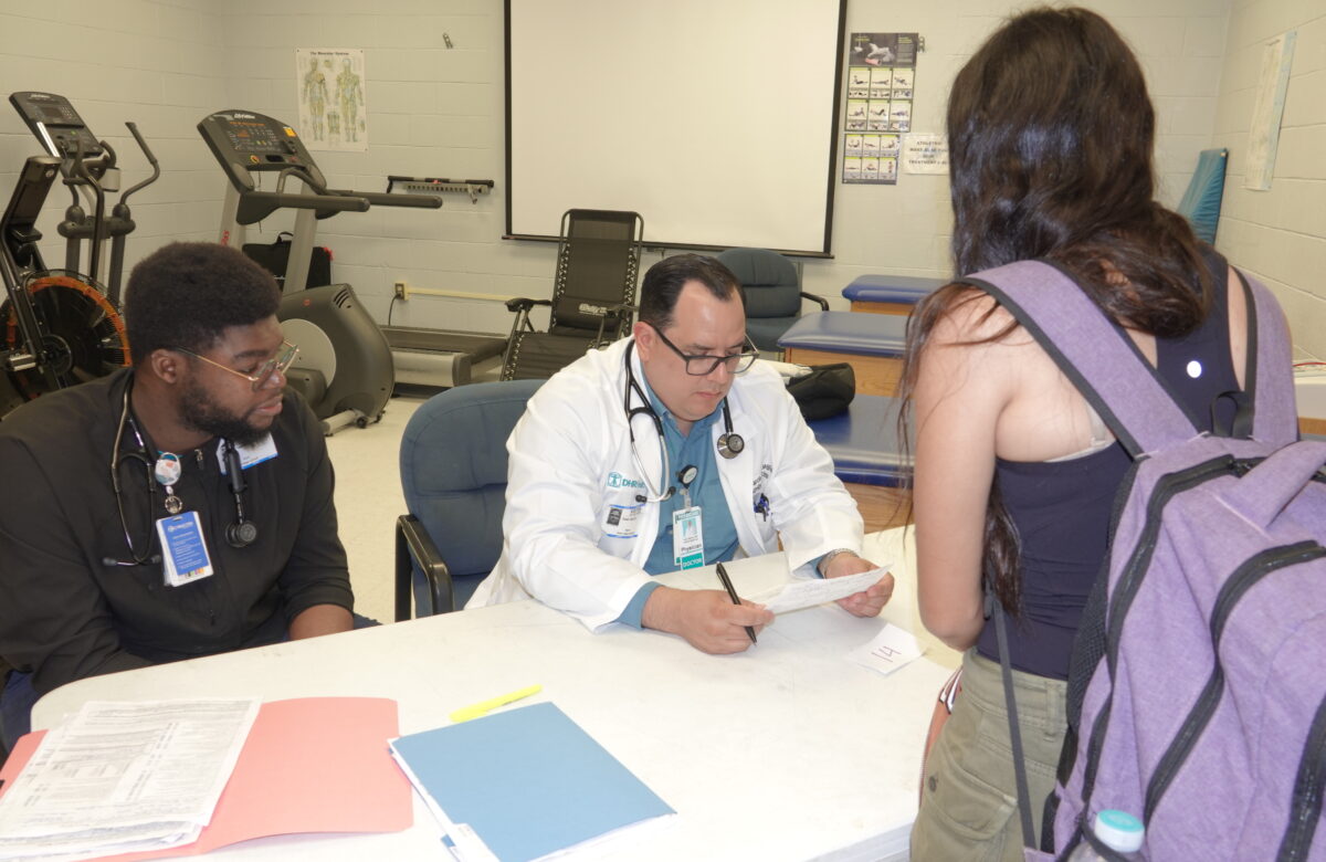 DHR Health Conducts Physicals for Students