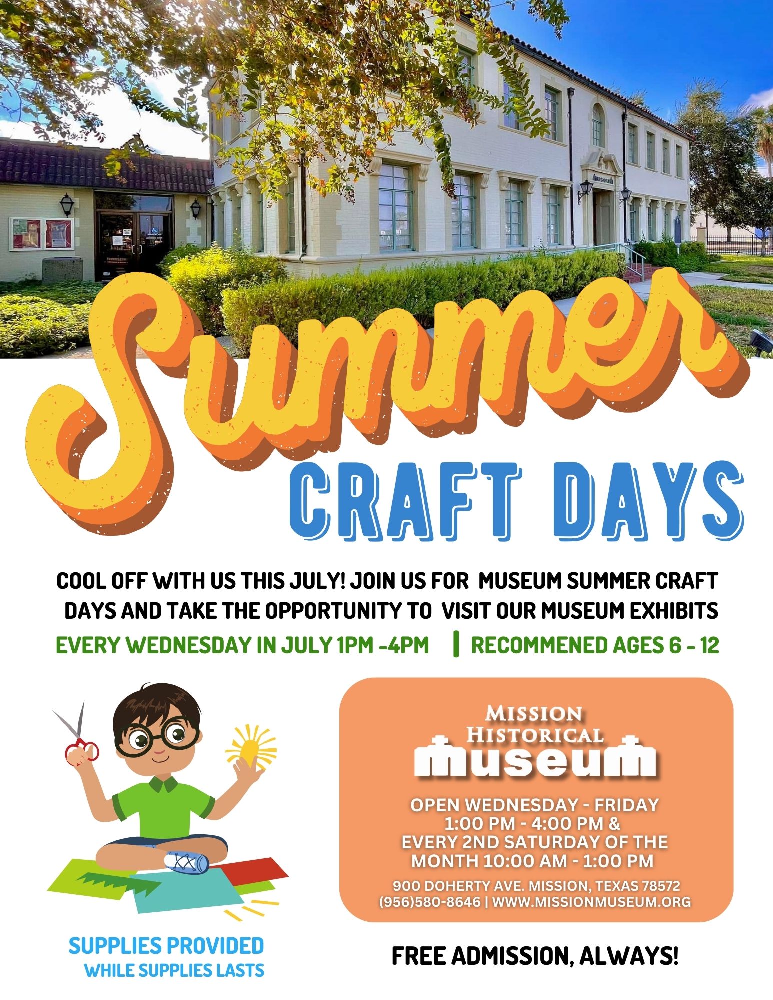 Summer Craft Days for Children