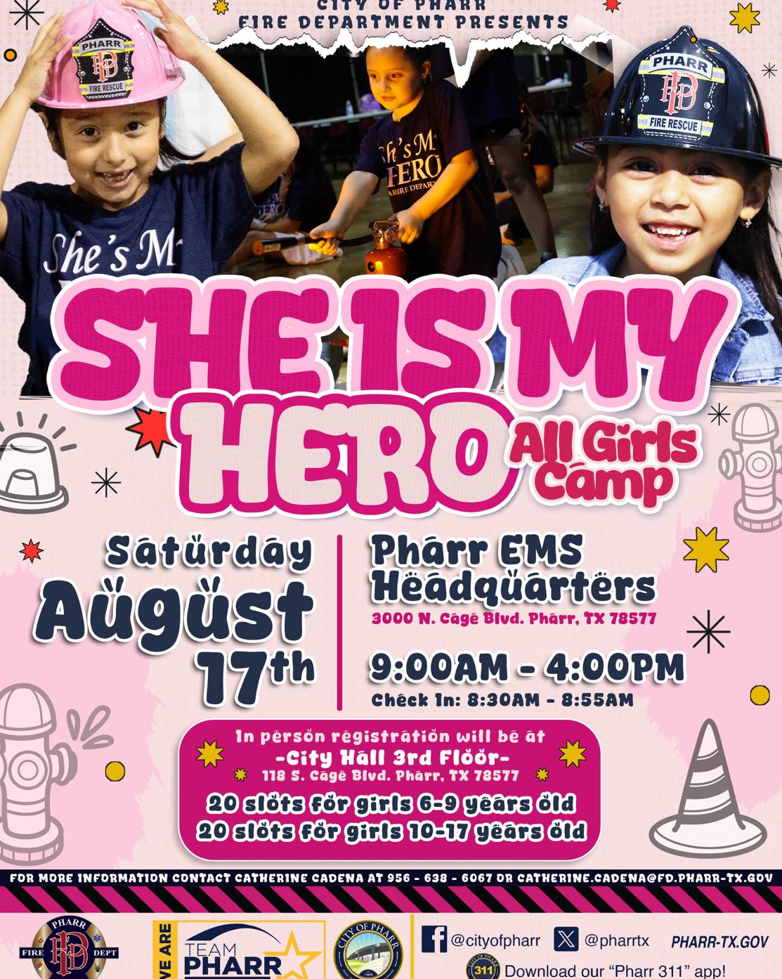 “She’s My Hero Camp” Registration is Now OPEN!