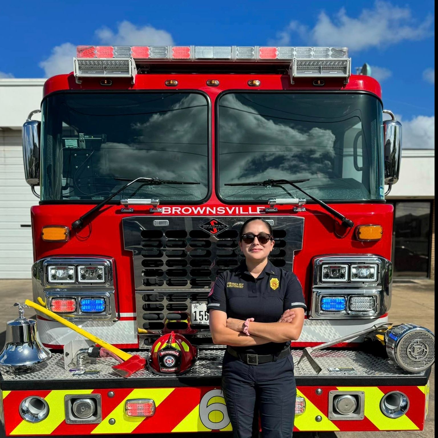 Brownsville Celebrates Promotion Of First Female Fire Lieutenant