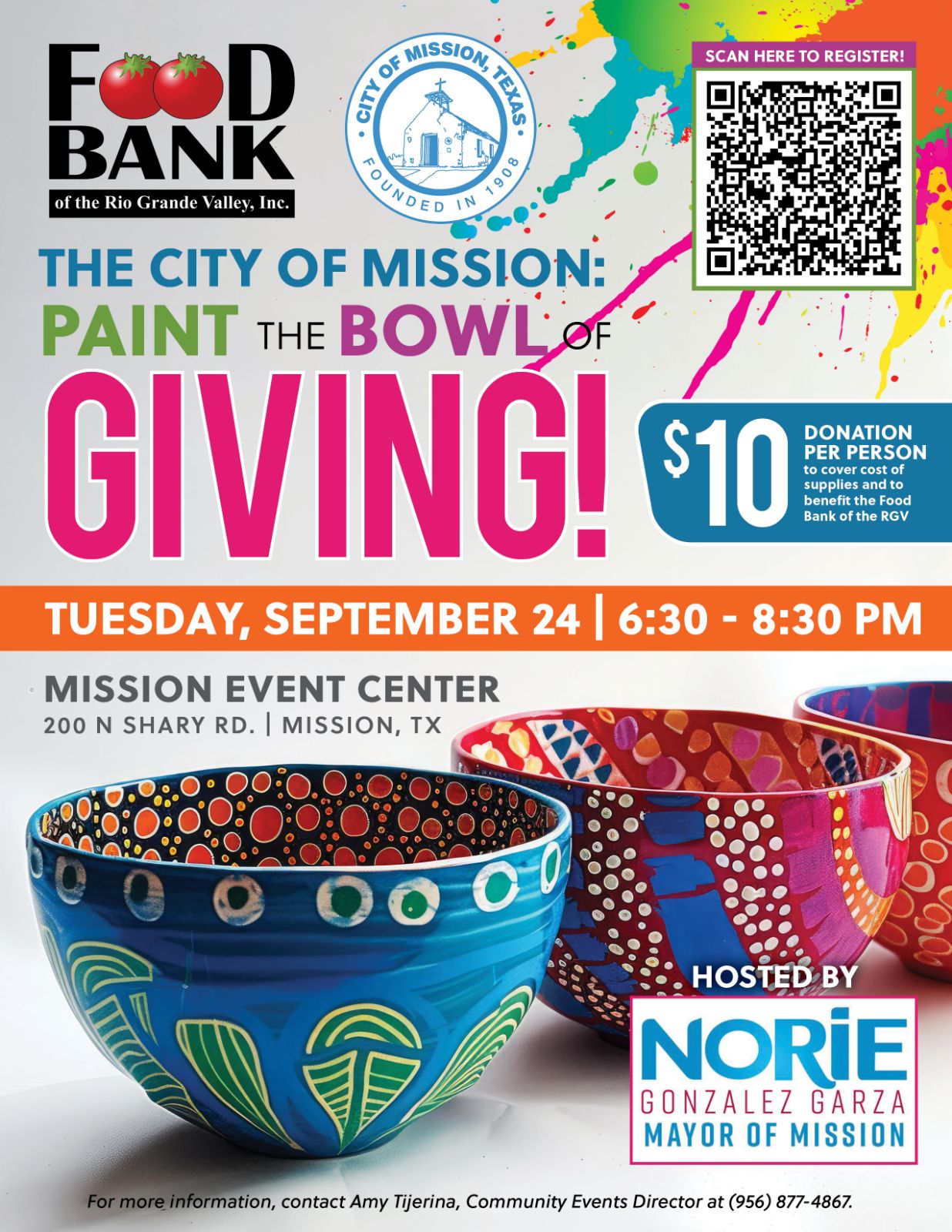 Paint the Bowl of Giving Event