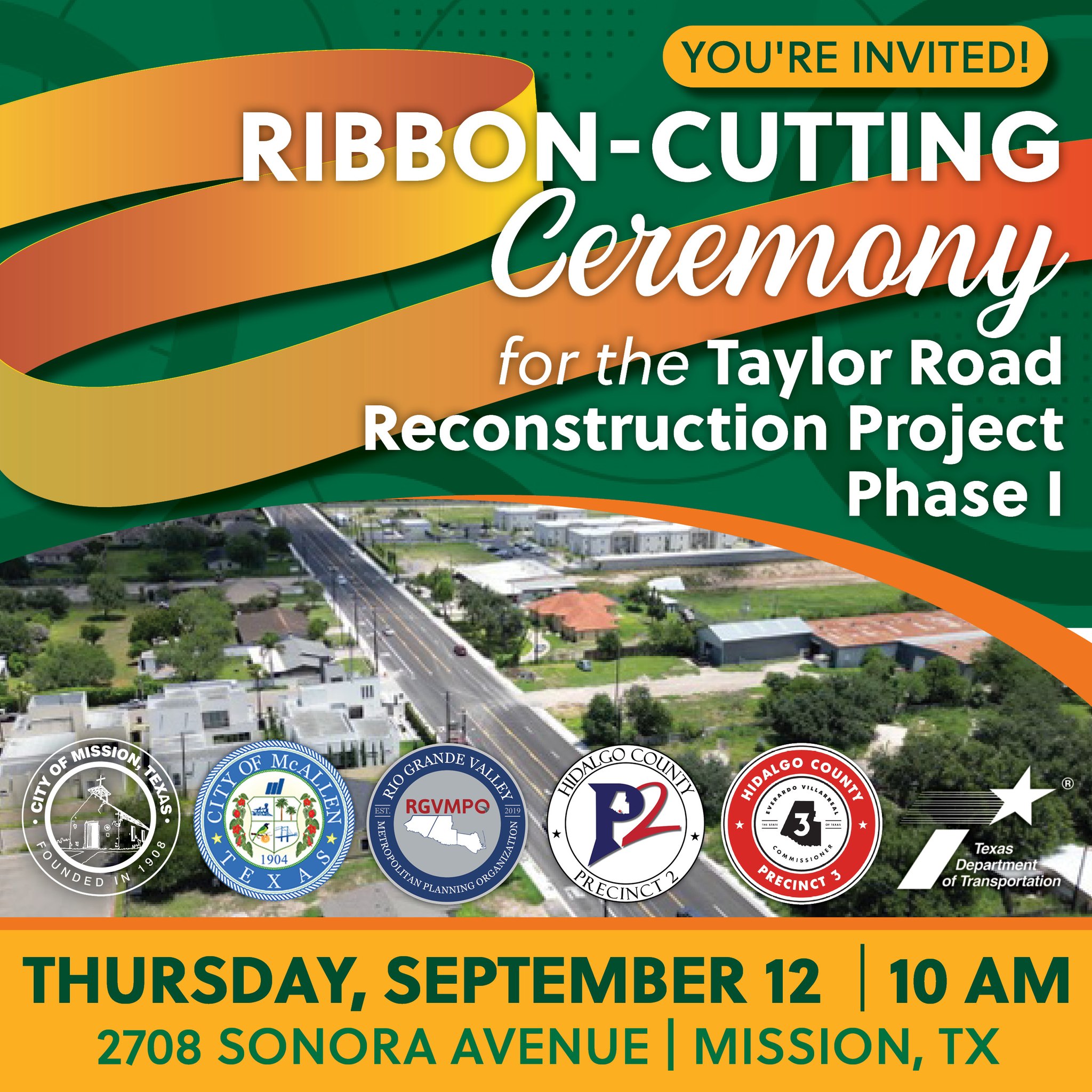 Reconstruction Project Phase 1 Ribbon Cutting Ceremony