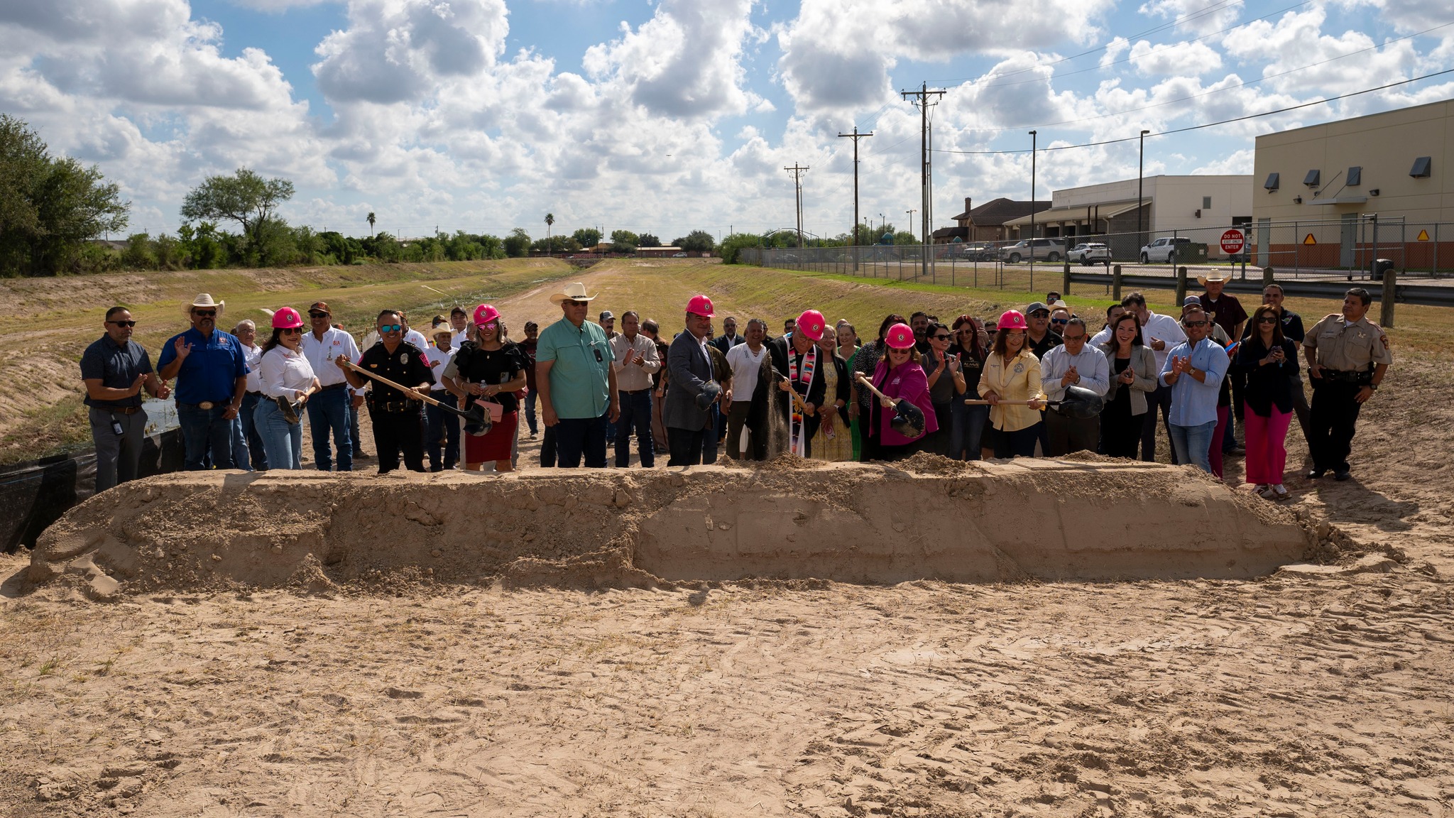 5K Mansion Linear Park Trail Groundbreaking in Hidalgo County