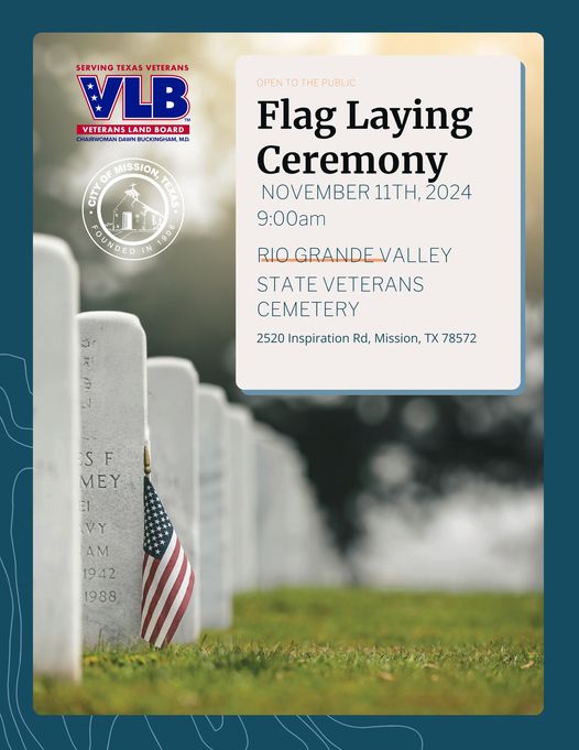 Veterans Day Flag Laying Ceremony