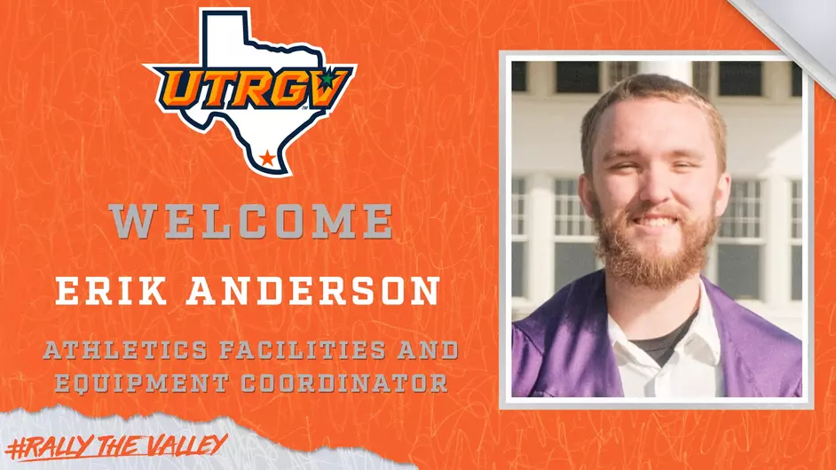 Erik Anderson as Athletics Facilities and Equipment Coordinator