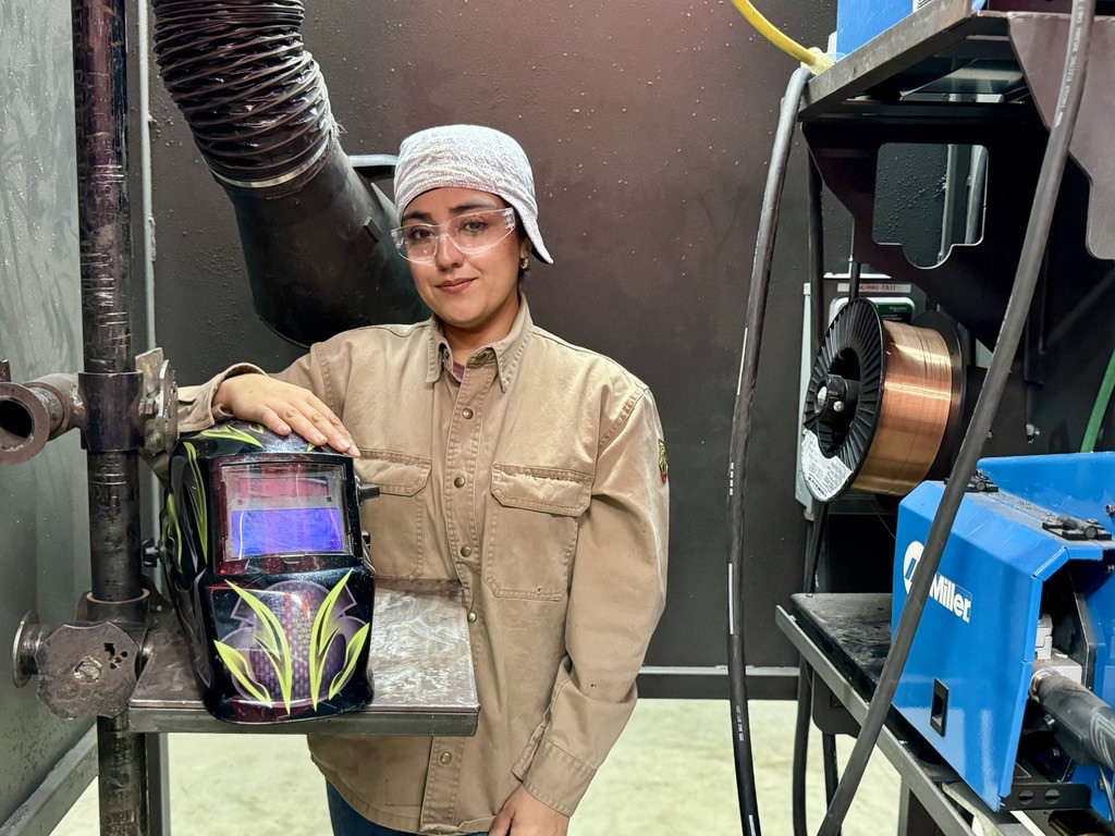 Welding student sparks up a new career