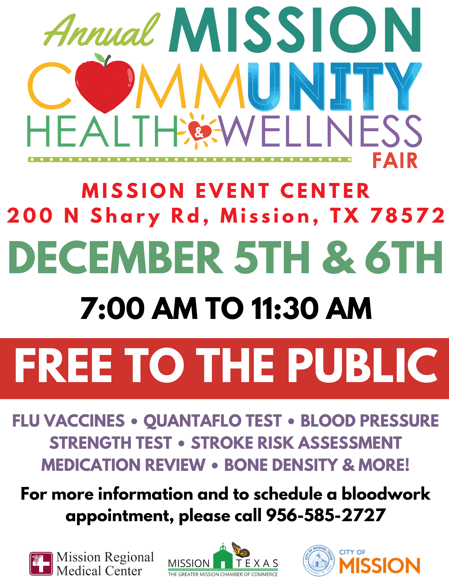 30th Annual Mission Community Health Fair