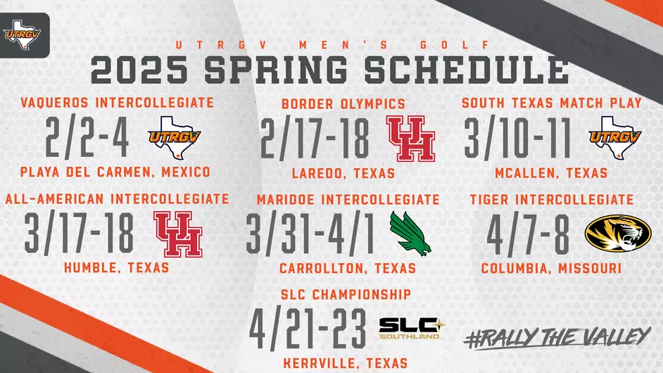 Men’s Golf 2025 Spring Schedule