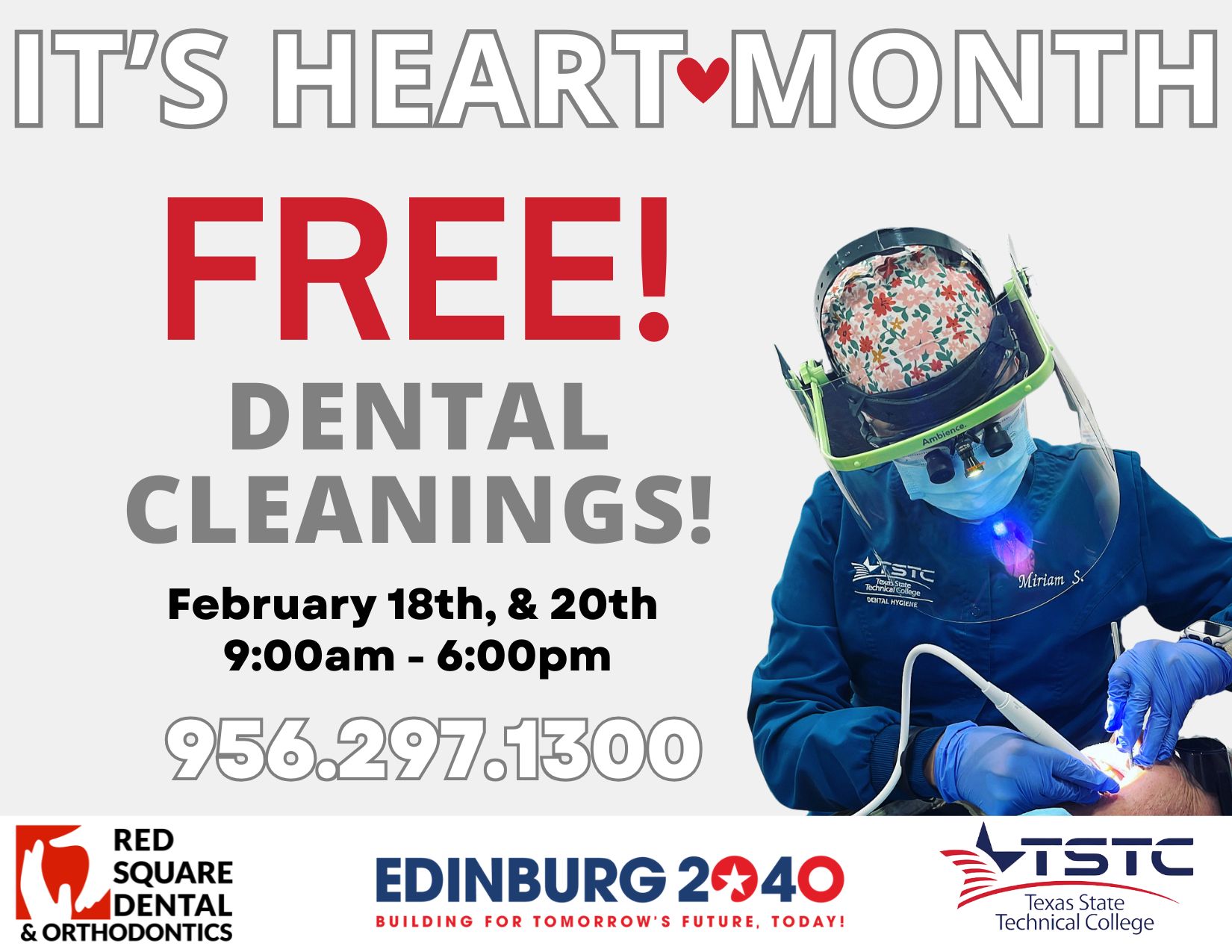 Smile Transplant Alliance/Edinburg 2040 Health & Wellness Committee Free Dental Event