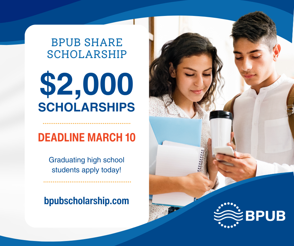 BPUB Project SHARE Scholarship Now Open