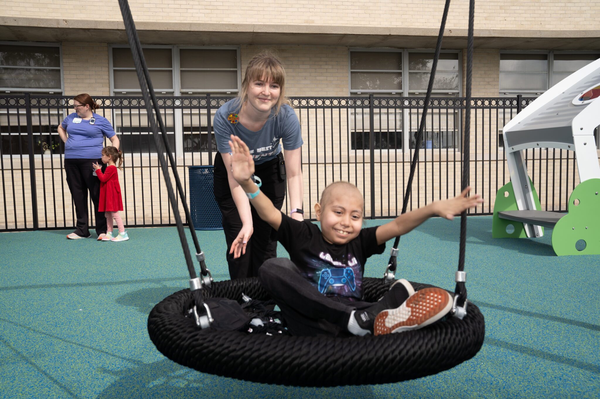 New Driscoll playground thanks to Kiewit support