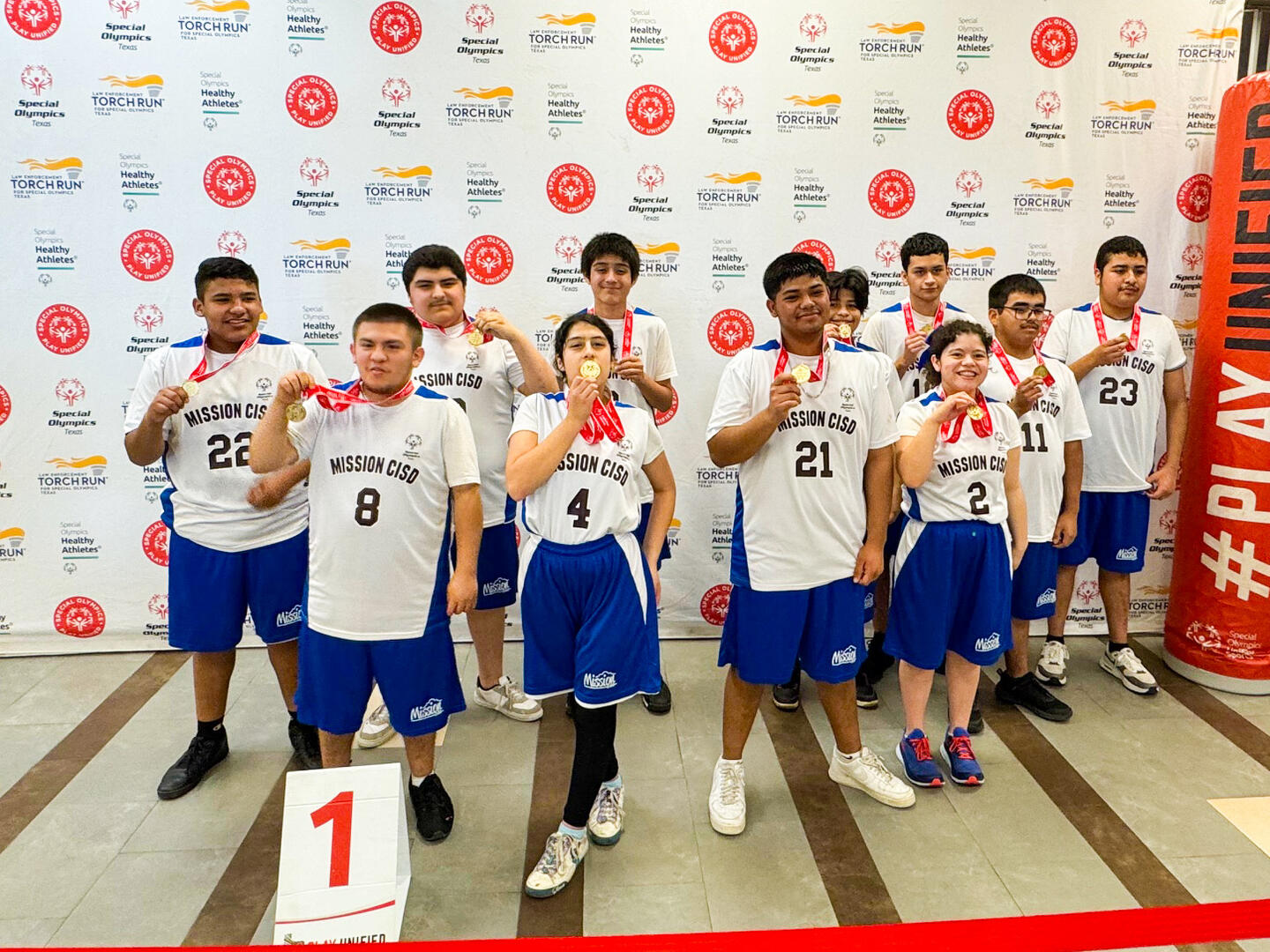 Mission CISD Teams Shine at Special Olympics Area Basketball Competition