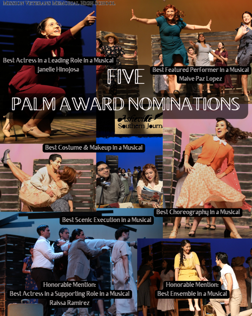 Mission Veterans Memorial High School takes center stage with multiple nominations for 2025 Palm Awards