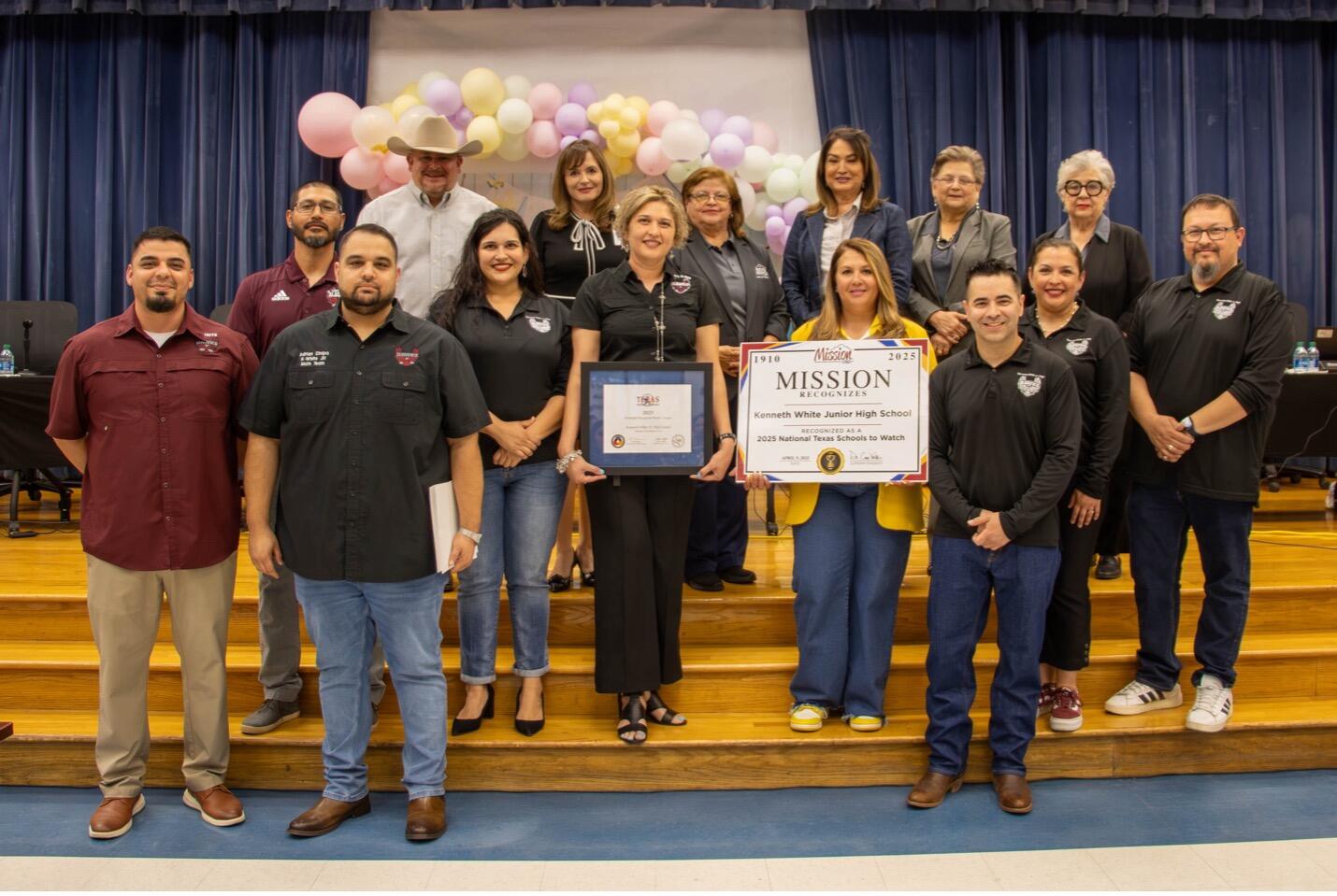 Mission CISD’s Kenneth White Junior High earns national recognition as a Texas School to Watch