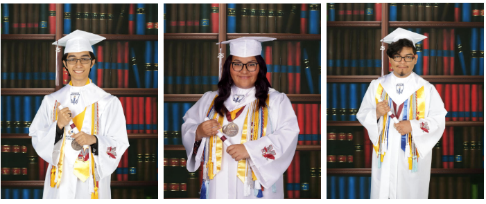Mission High School announces the  class of 2025 top 3 students