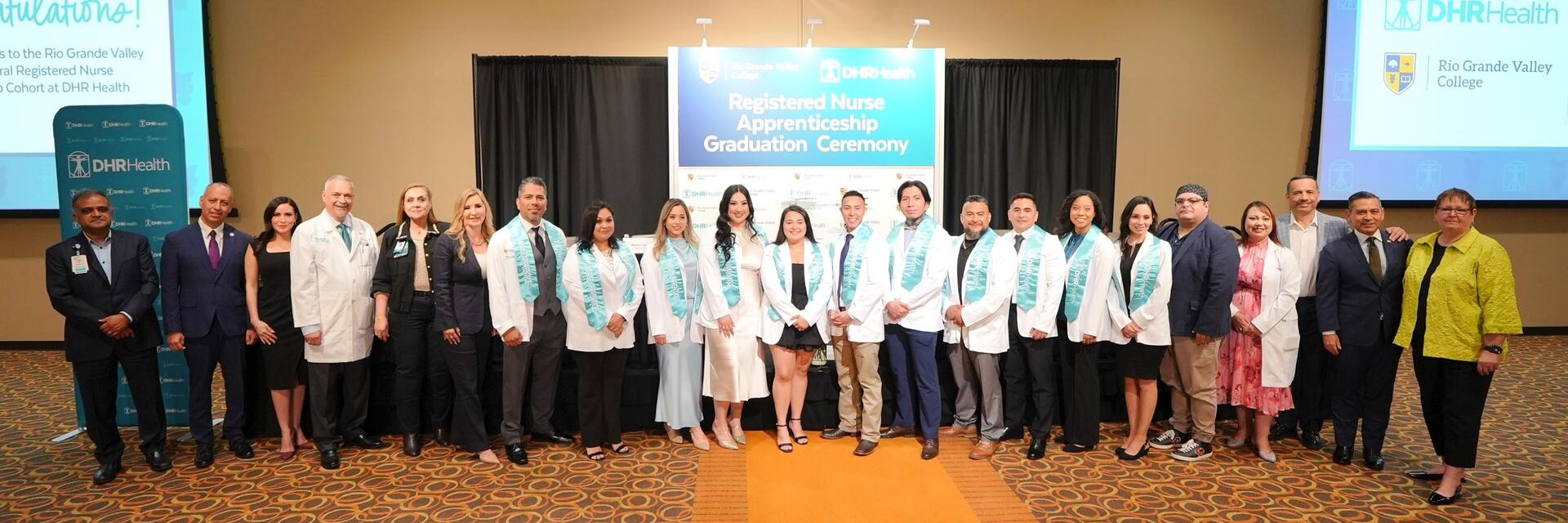 Rio Grande Valley College Celebrates the Graduation of Inaugural Registered Nurse Apprenticeship Cohort in Partnership with DHR Health