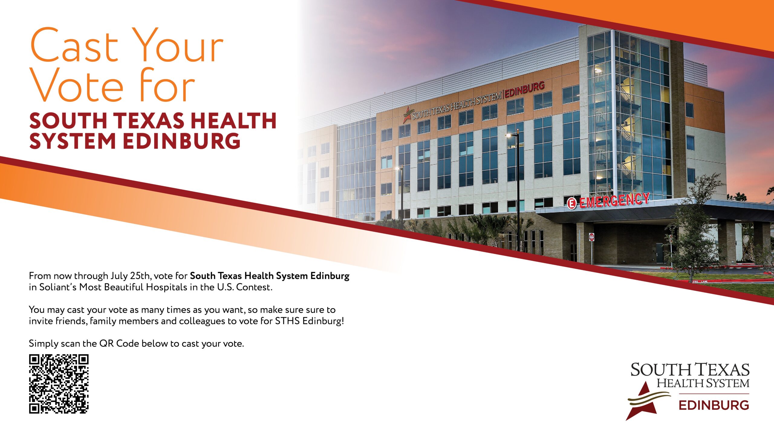 STHS Edinburg nominated in Soliant’s Most Beautiful Hospitals in the U.S.