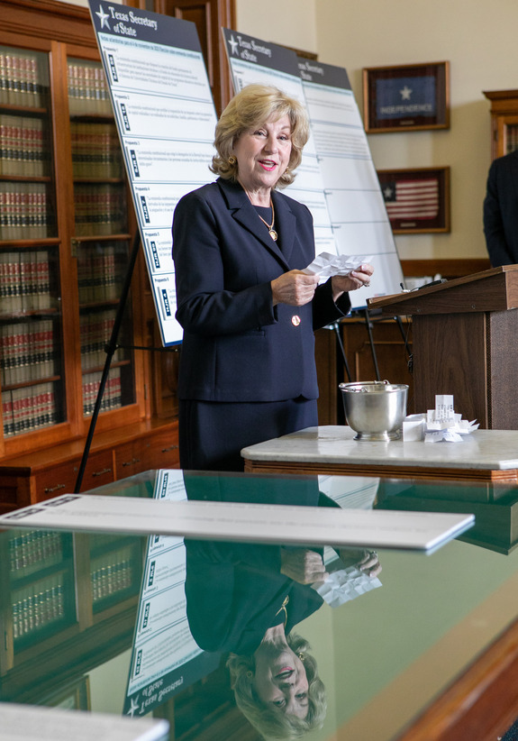 Secretary of State Nelson Selects Ballot Order for Constitutional Amendment Election