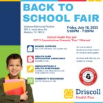 Hidalgo County Precinct 3 and Driscoll Health Plan Host Back-to-School Fair to Support Precinct 3 Families