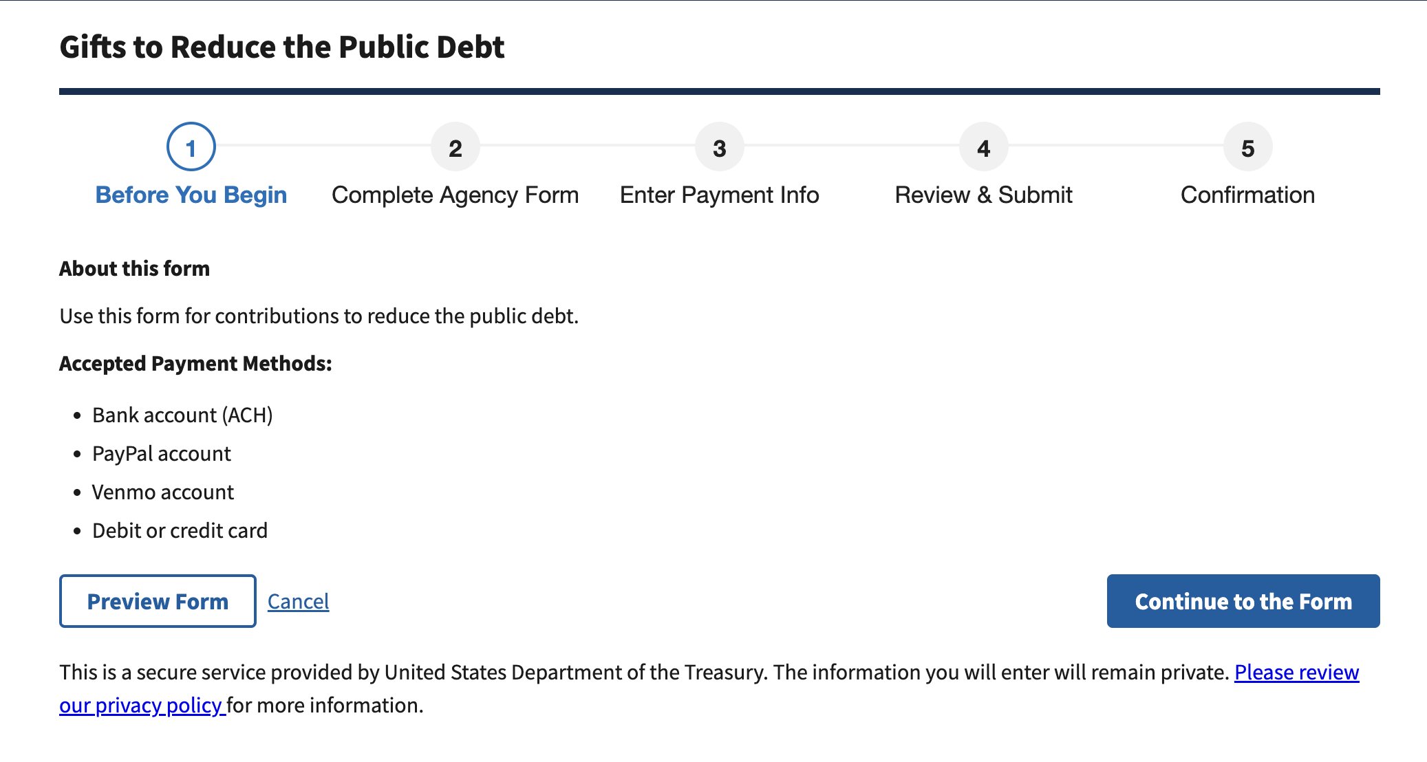 U.S. Government Now Accepts Venmo—Because That’ll Fix the $36 Trillion National Debt