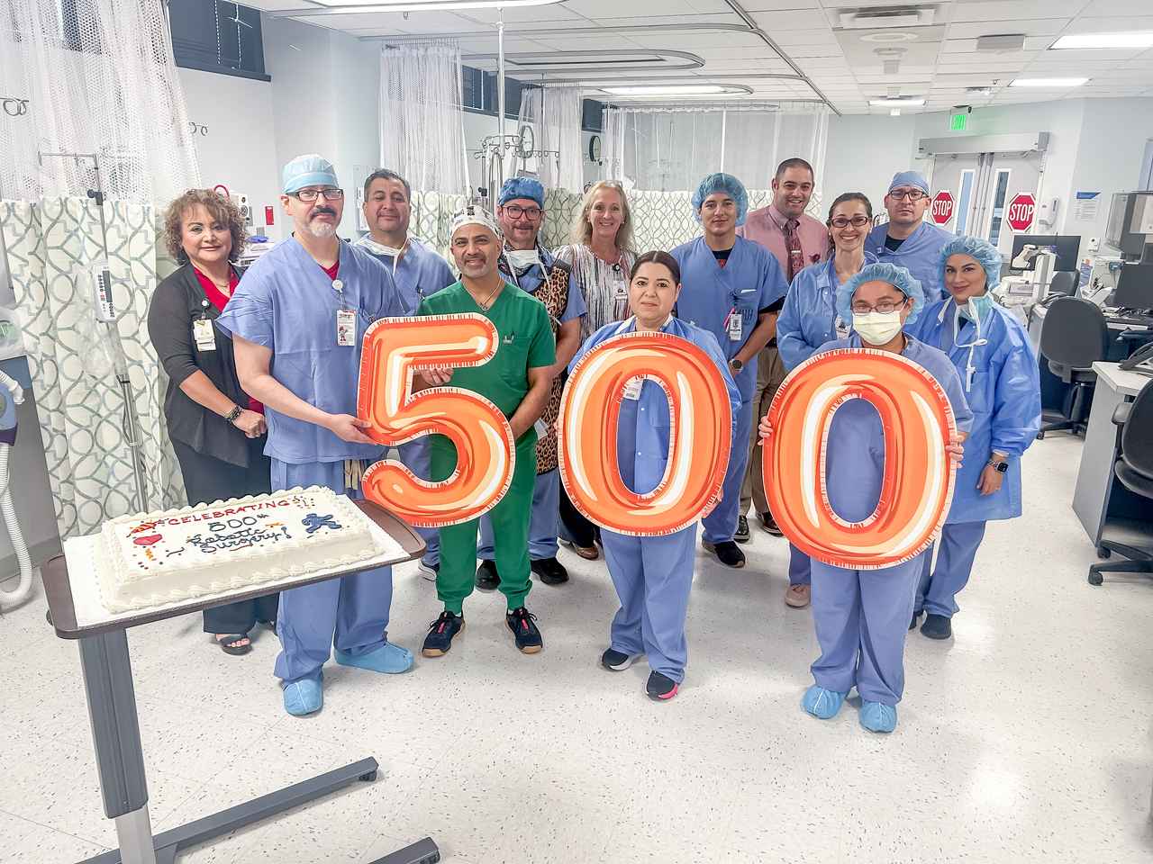 STHS Heart Celebrates 500th Robotic Surgery Milestone