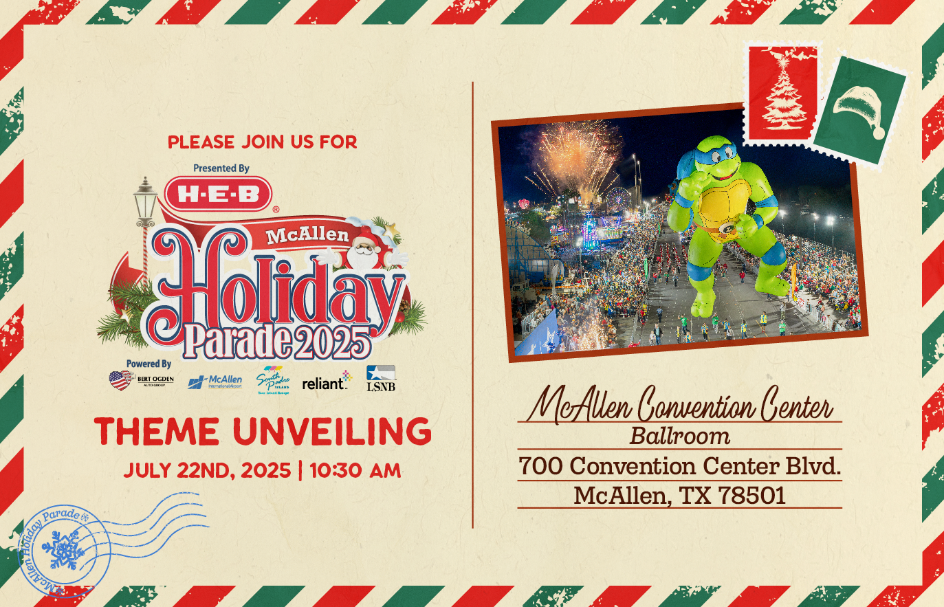 McAllen Holiday Parade, presented by H-E-B, to Host a  Merry Christmas…in July