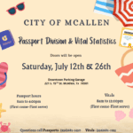 McAllen Vital Statistics Division to Host Saturday Hours in July