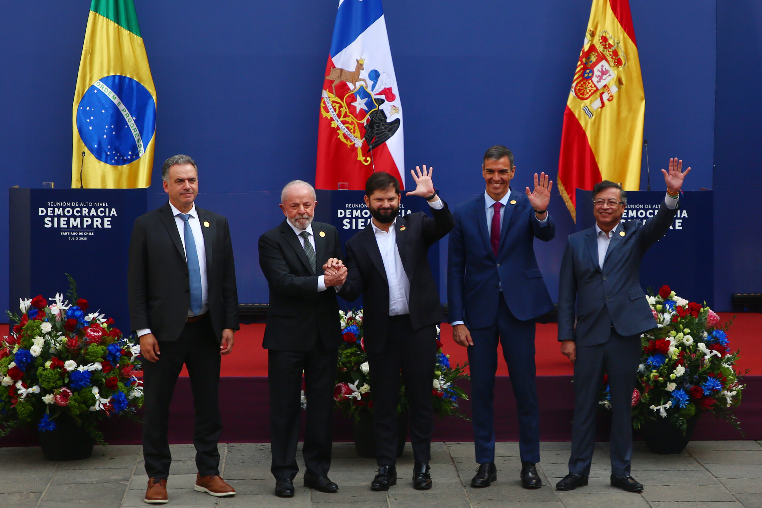 Democracy summit with leaders of Spain, Brazil, Colombia failed its own test