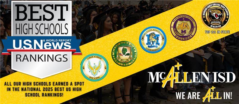 All McAllen ISD high schools nationally recognized