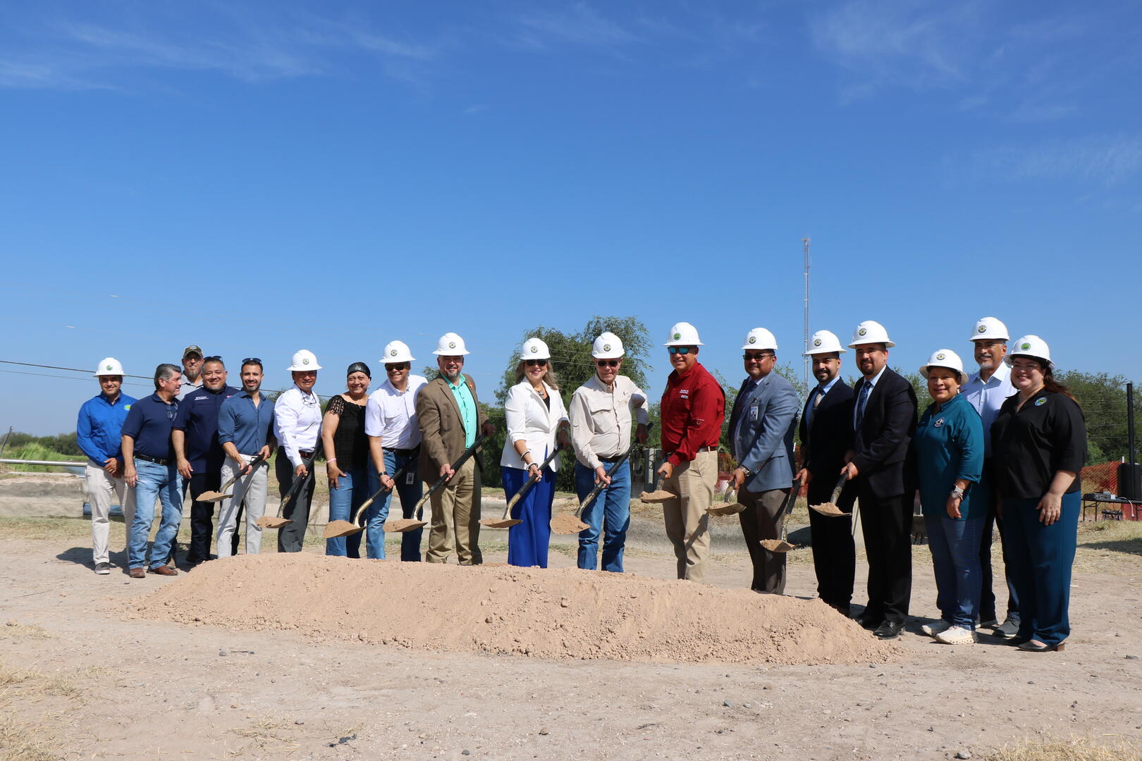 Groundbreaking Ceremony Marks Start of North Rooth Road Siphon Project