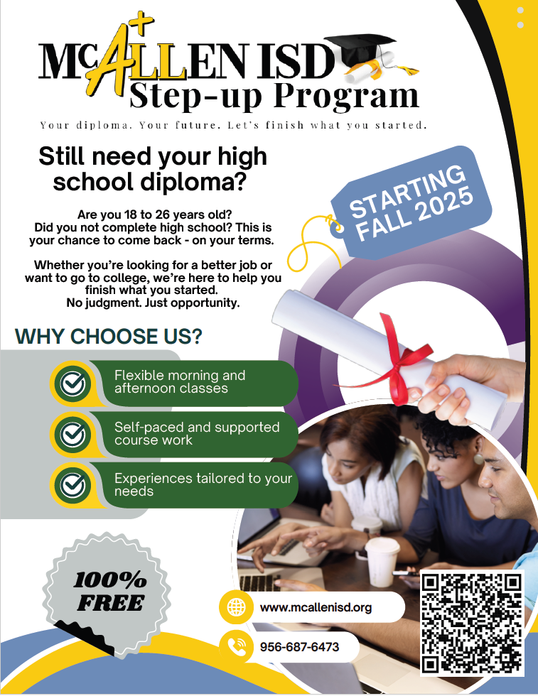 McAllen ISD launches new program for adults to earn high school diploma