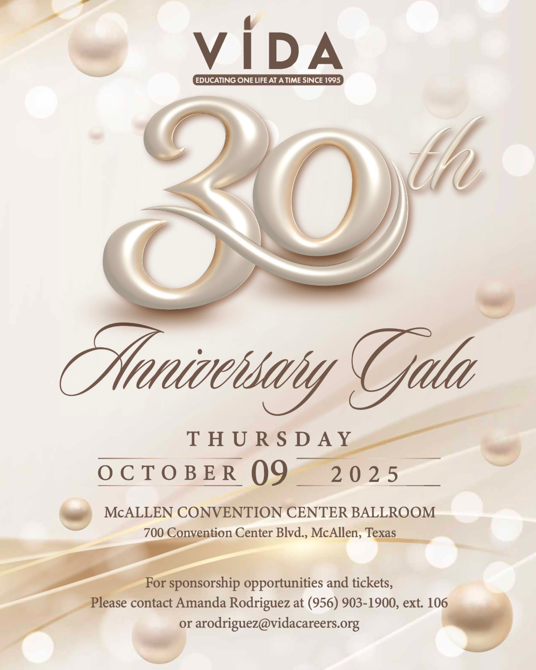 VIDA Celebrates 30 Years Of Empowering The Rio Grande Valley At Anniversary Gala