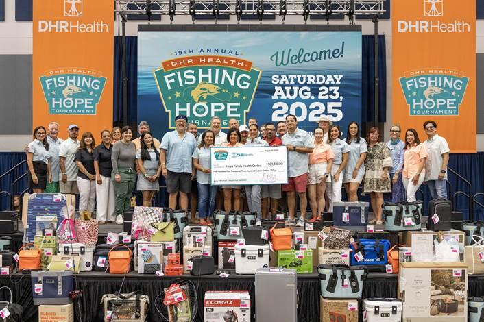 DHR Health’s 19th Annual “Fishing for Hope” Tournament “Reels In” Over $500,000 for the Hope Family Health Center