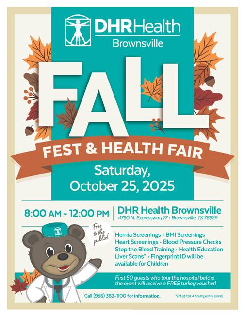 DHR Health Brownsville Invites Community to Fall Fest and Health Fair