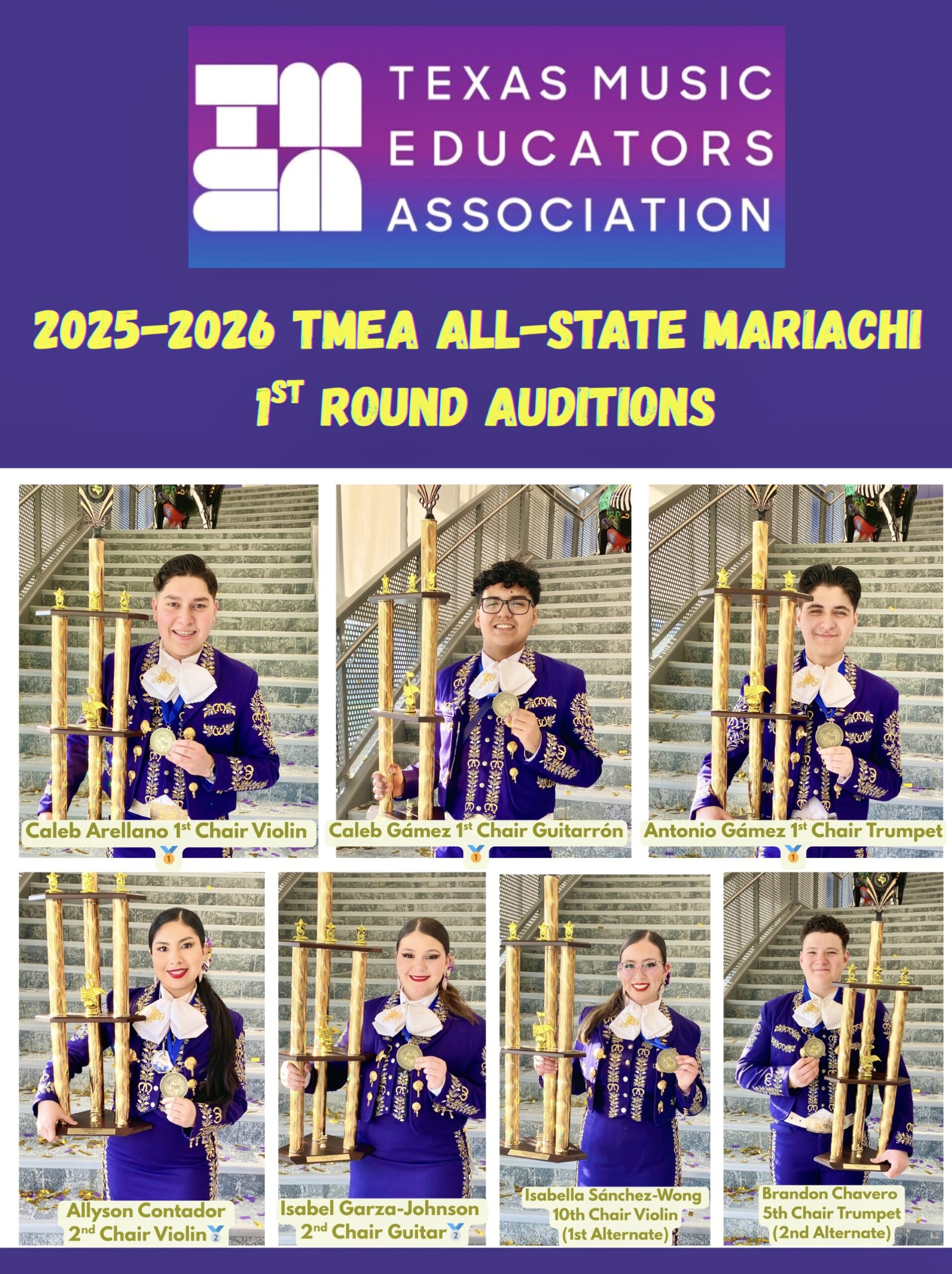 Seven McAllen High students advance in 1st round of state auditions