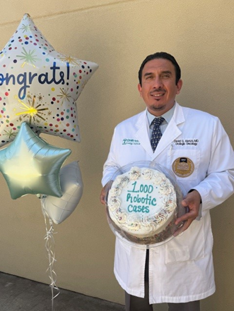 Dr. David G. Alonzo Reaches 1,000th da Vinci Robotic-Assisted Cancer Surgery Milestone