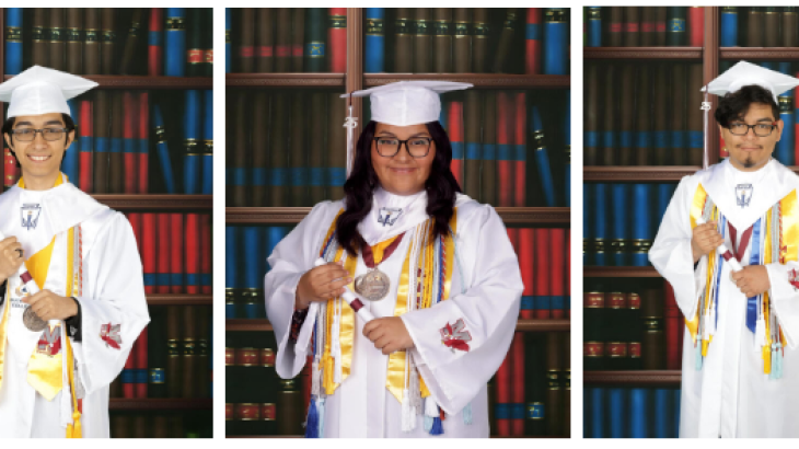 Mission High School announces the  class of 2025 top 3 students