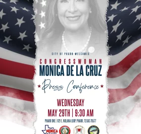 Congresswoman Monica De La Cruz to Announce Millions in Funding